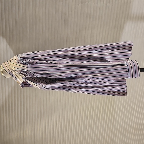 Bugatchi Uomo Multicolor Striped Long Sleeve Button Down Shirt Men’s - Picture 7 of 9